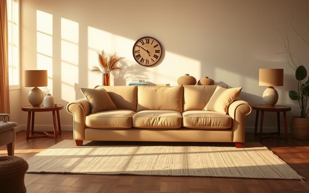 posição de comando do sofá na sala de casa