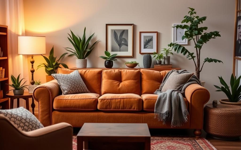 sofá confortável na sala de estar sofá confortável na sala de estar