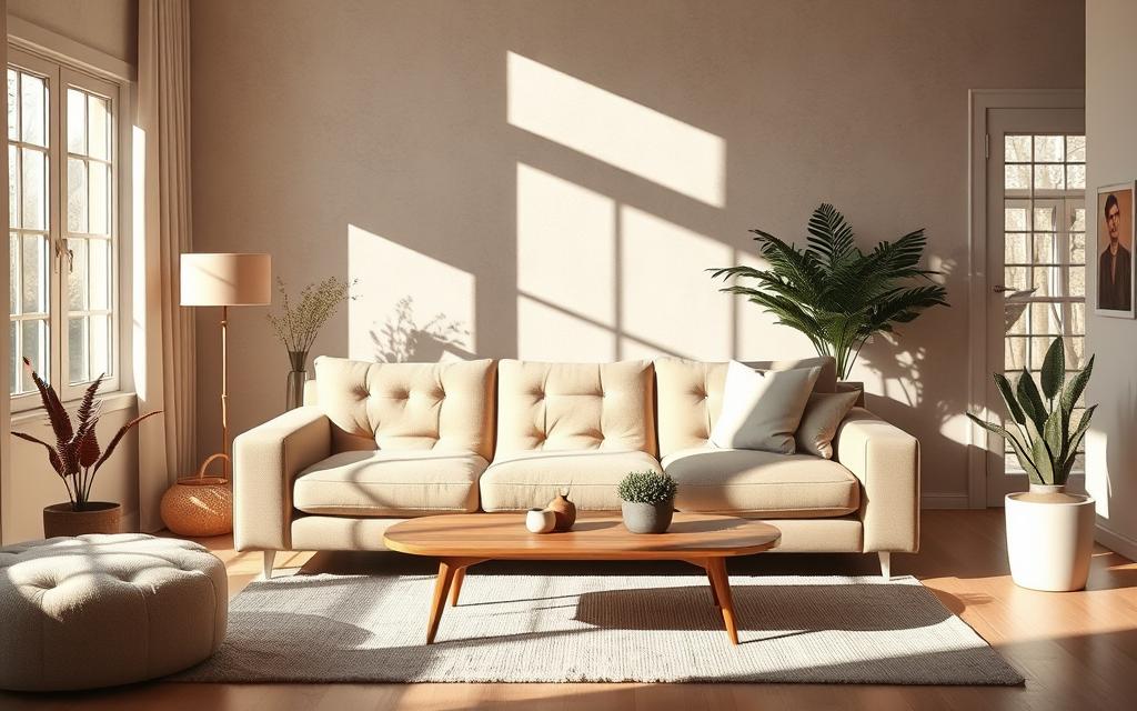 sofá na sala de casa sofá na sala de casa