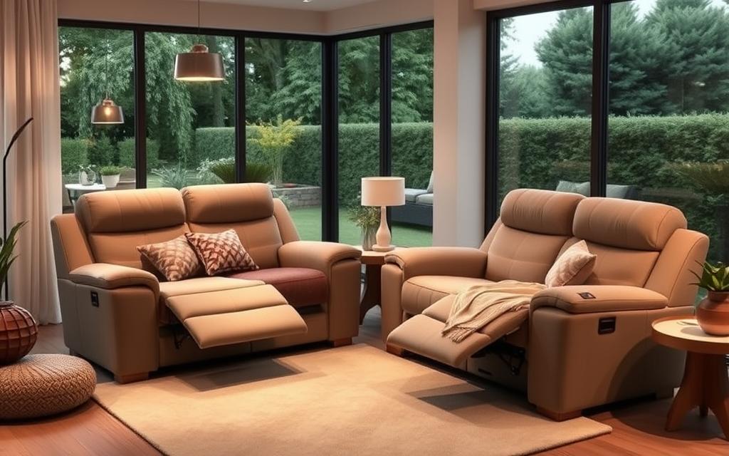 sofás retráteis e reclináveis