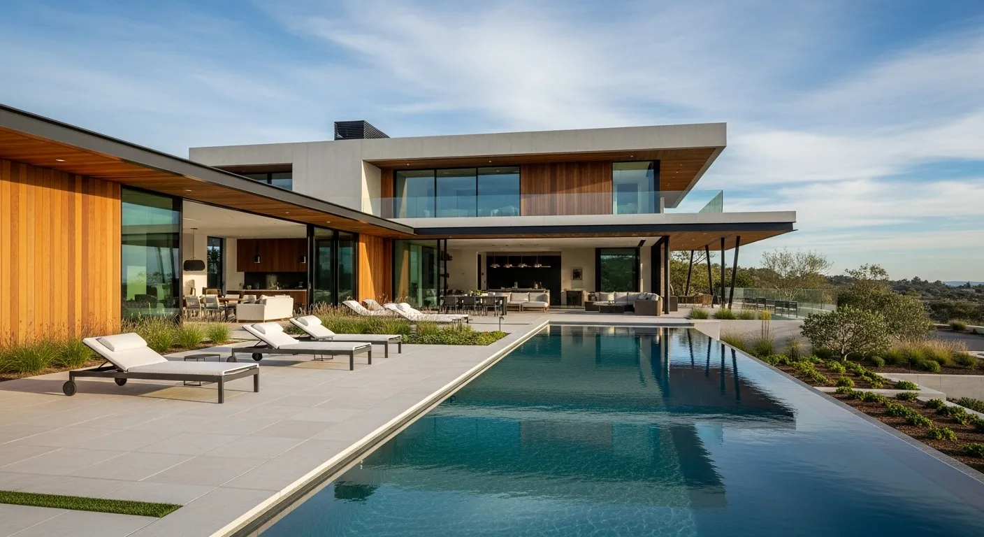 A Combinação de Pedra e Madeira na Casa da Serra