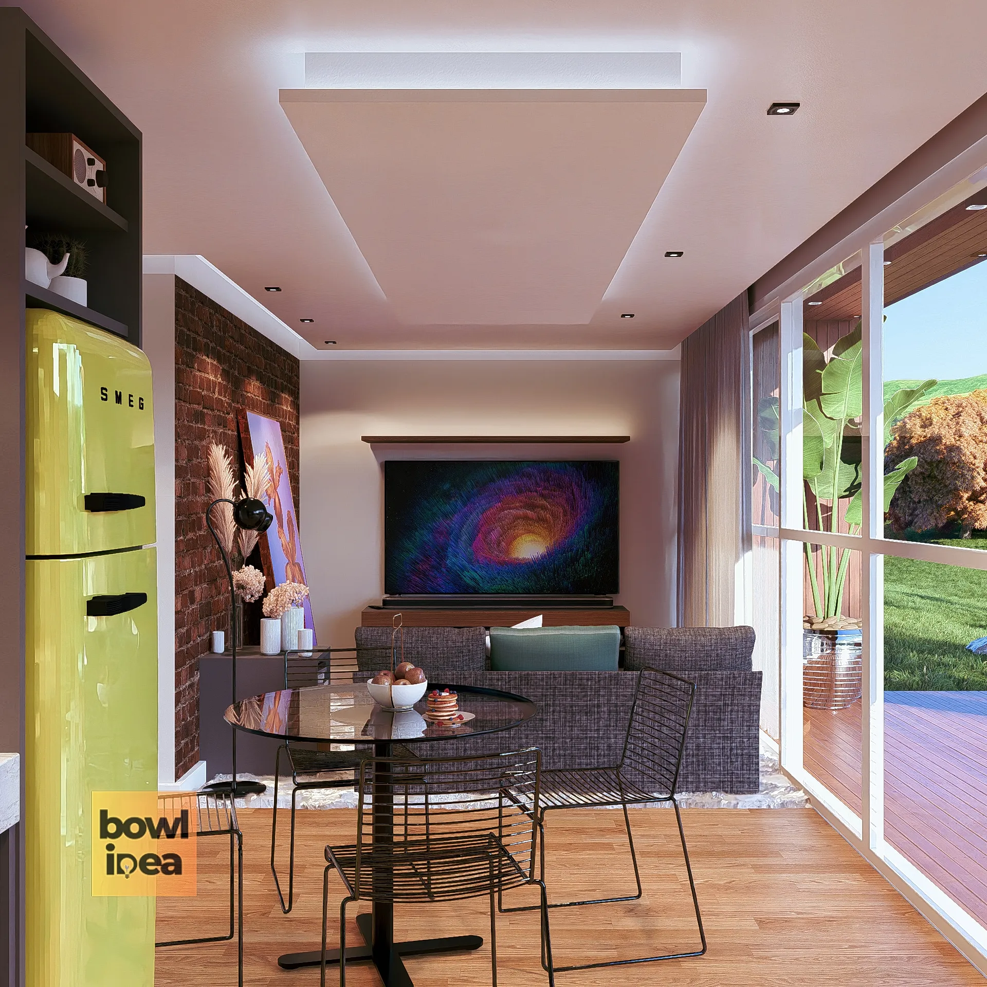 O Que Define uma Casa Pequena Moderna? bowl idea